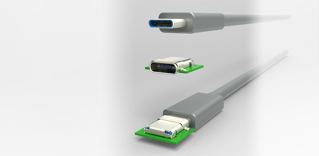 Steckverbinder für USB Type C